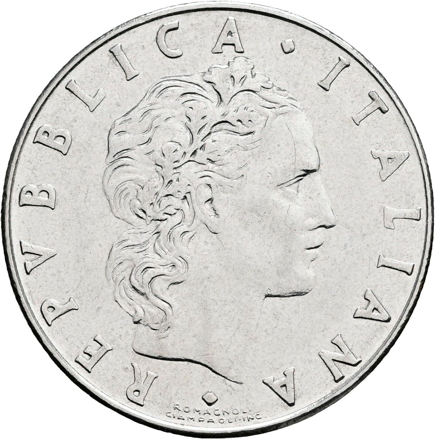 50 Lire 1976 – Vorderseite