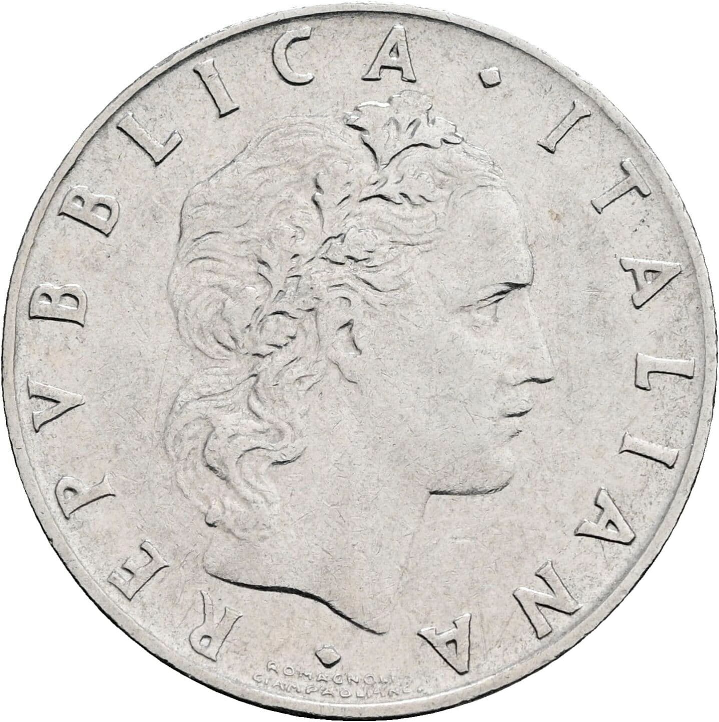 50 Lire 1966 – Vorderseite