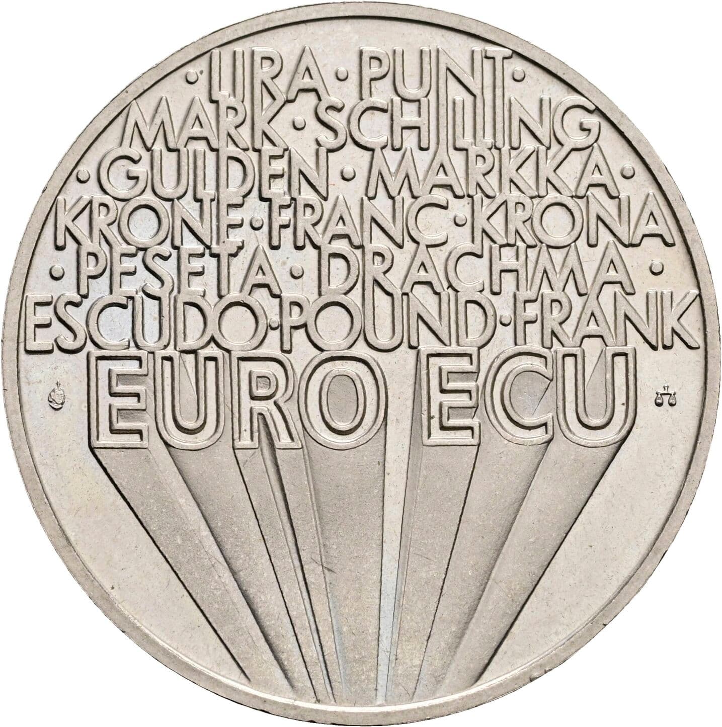 Medaille Euro/Ecu