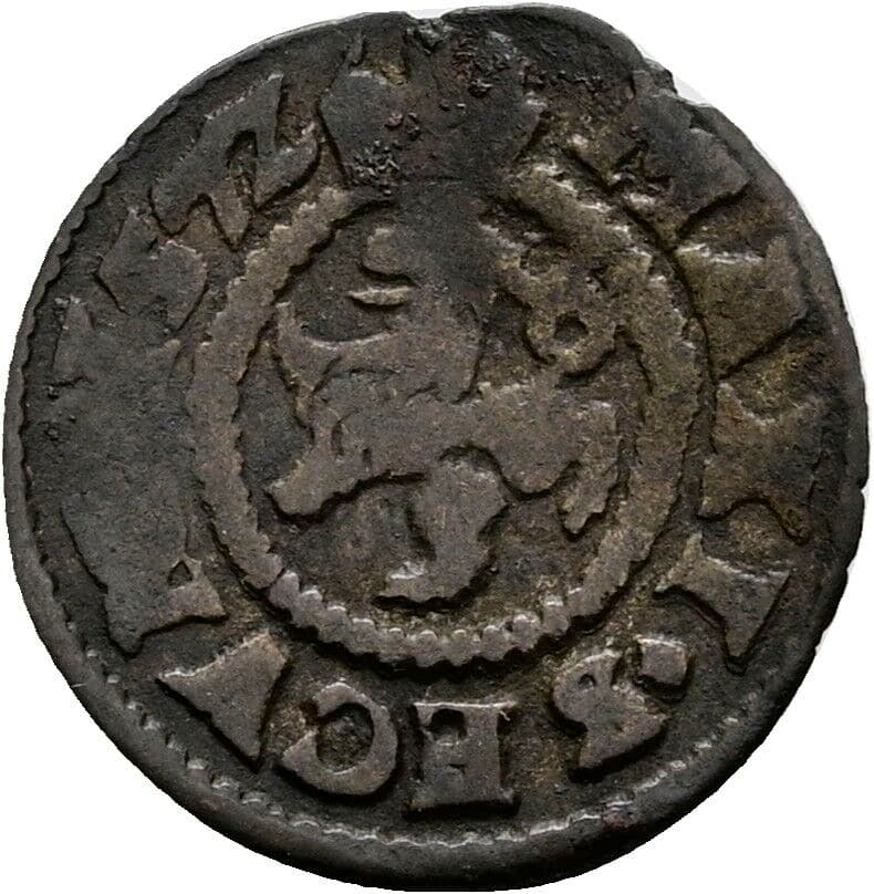 einseitiger Weisspfennig