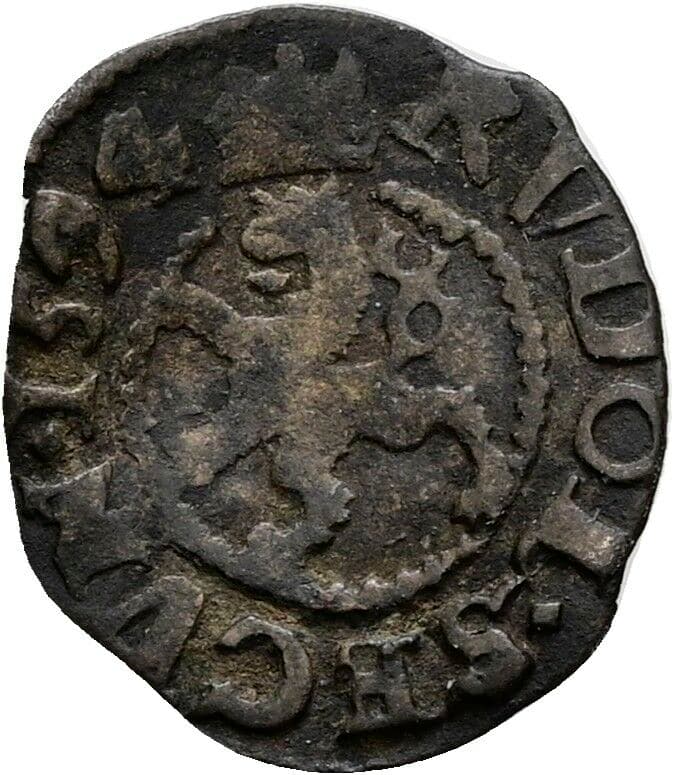 einseitiger Weisspfennig