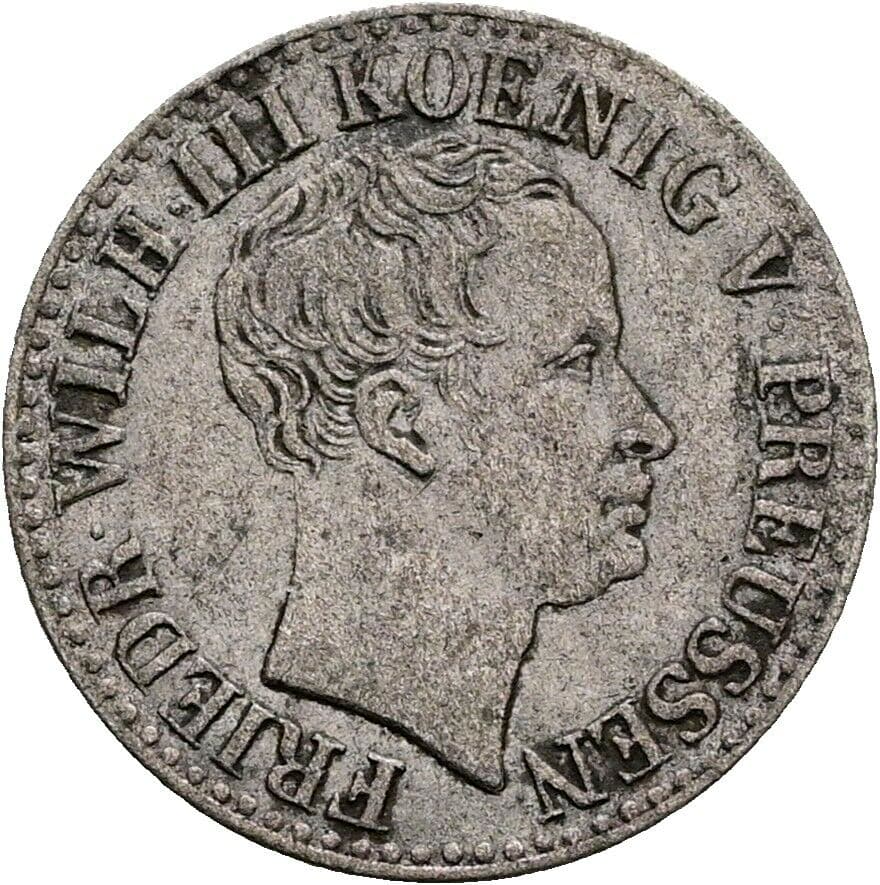 1/2 Silbergroschen Friedrich Wilhelm III. 1797-1840 1838 A – Rückseite
