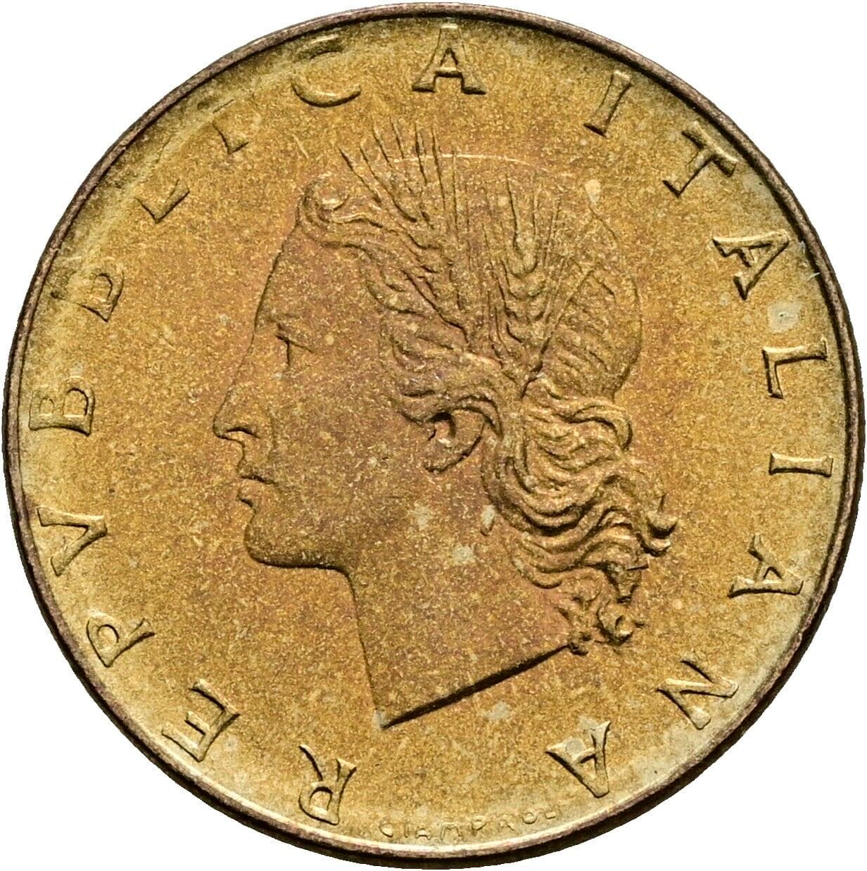 20 Lire 1978 – Vorderseite