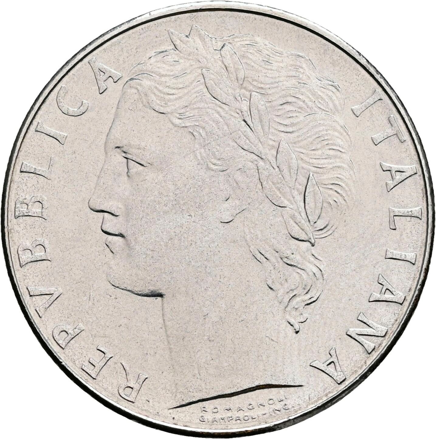 100 Lire 1979 – Vorderseite
