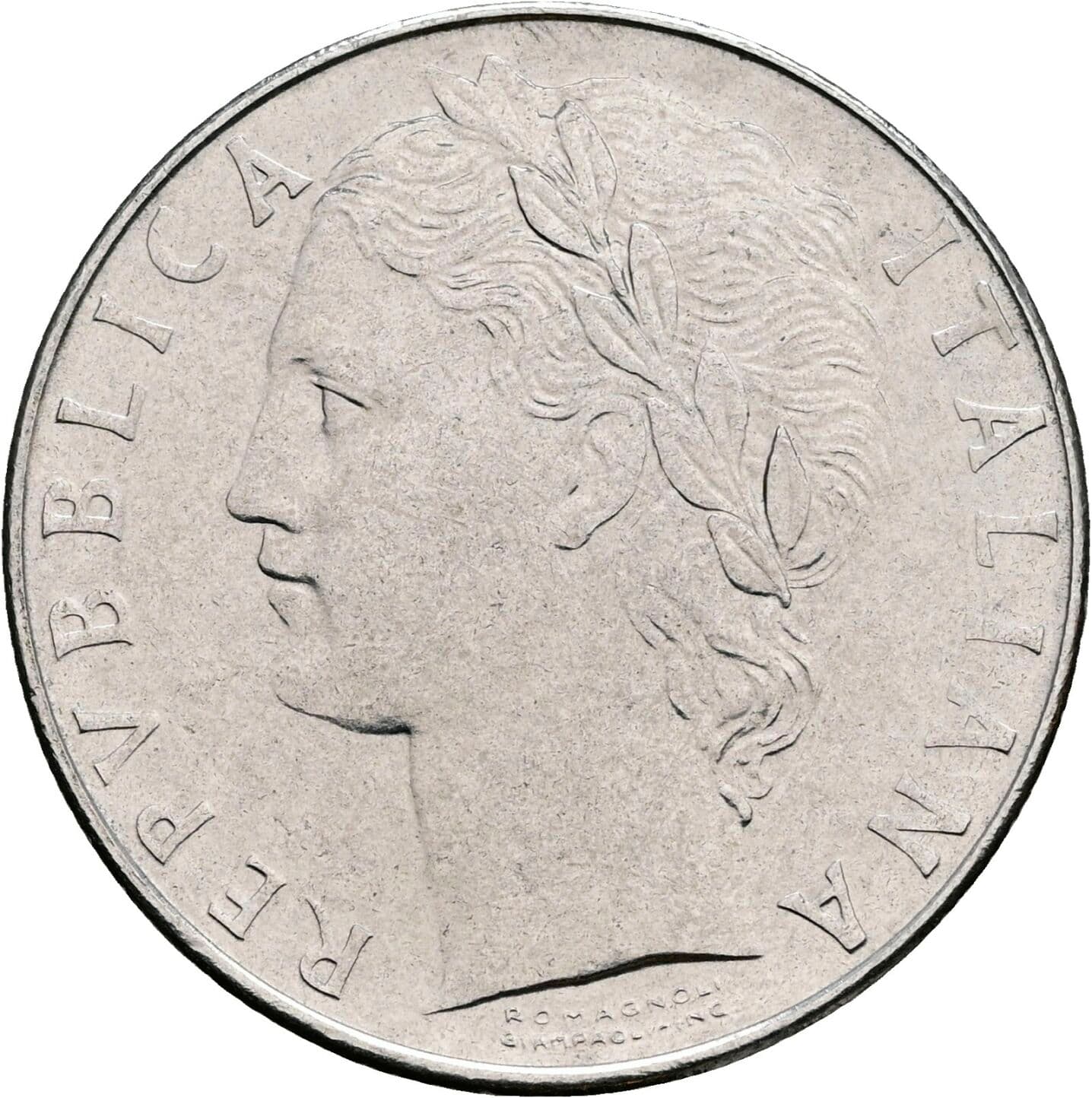 100 Lire 1978 – Vorderseite