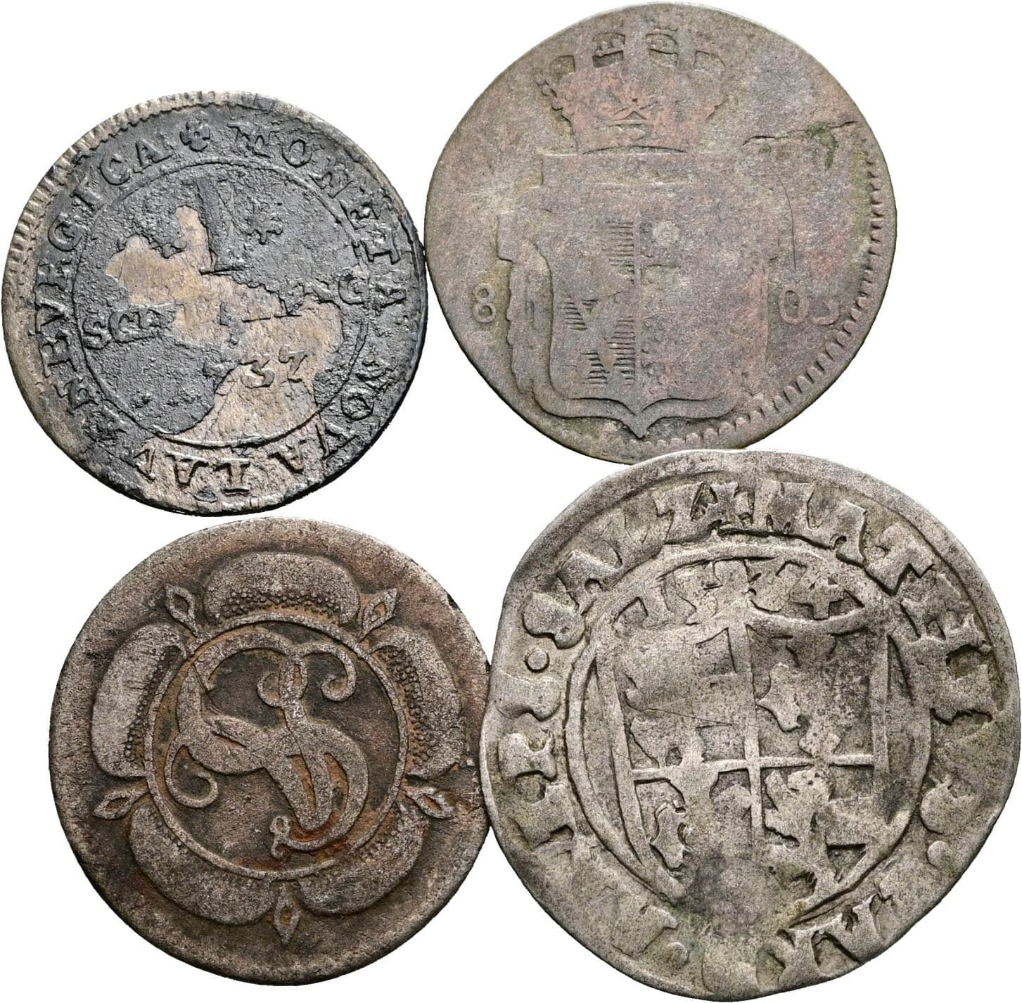 Lot 4 Stk. – Rückseite