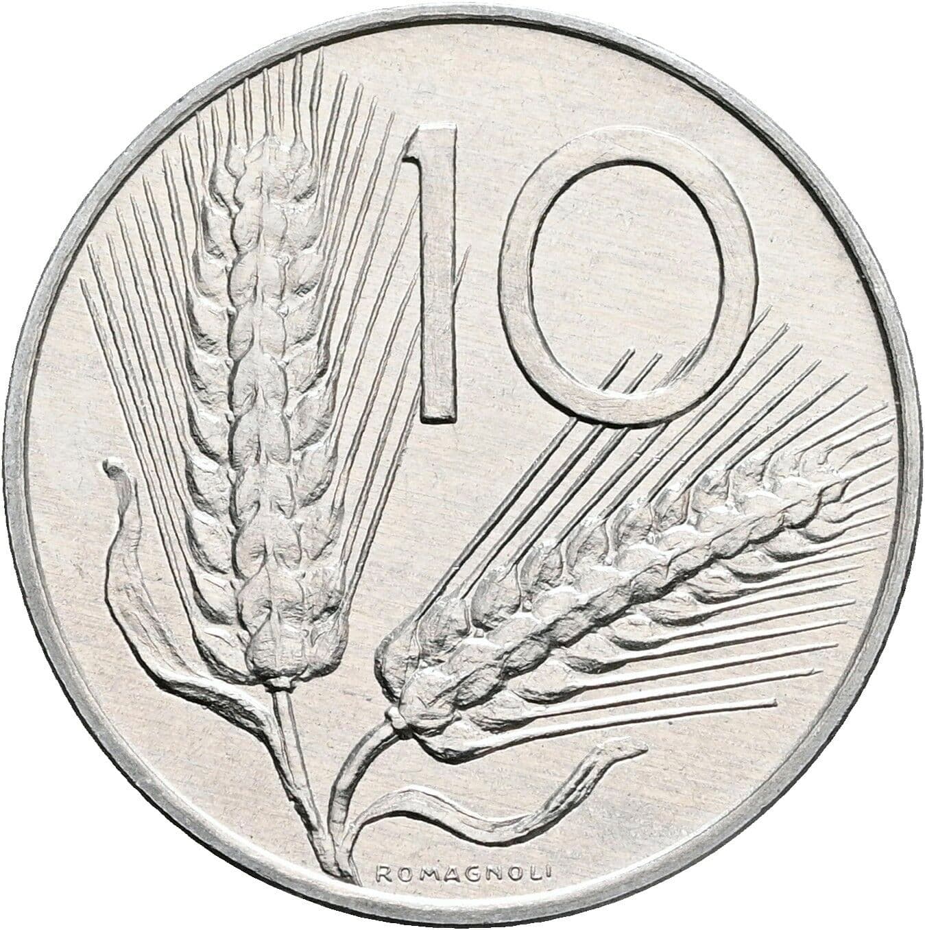 10 Lire 1976 – Vorderseite