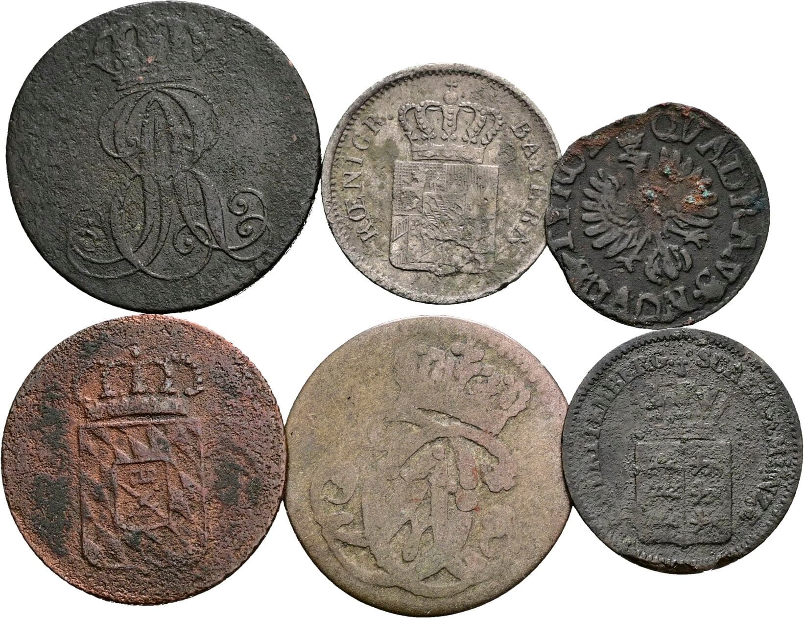 Lot 6 Stück Kleinmünzen