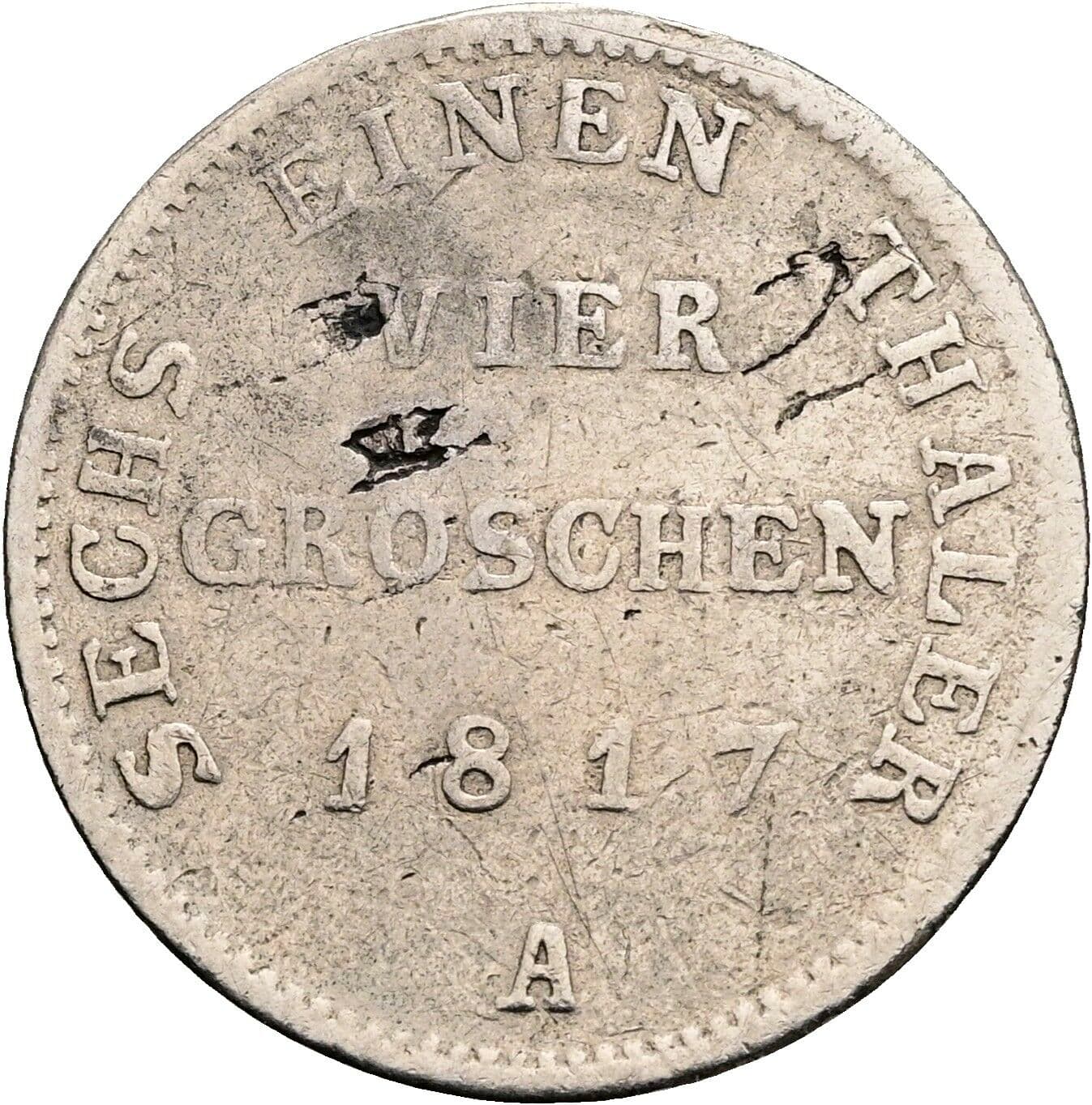 1/6 Taler (4 Groschen)