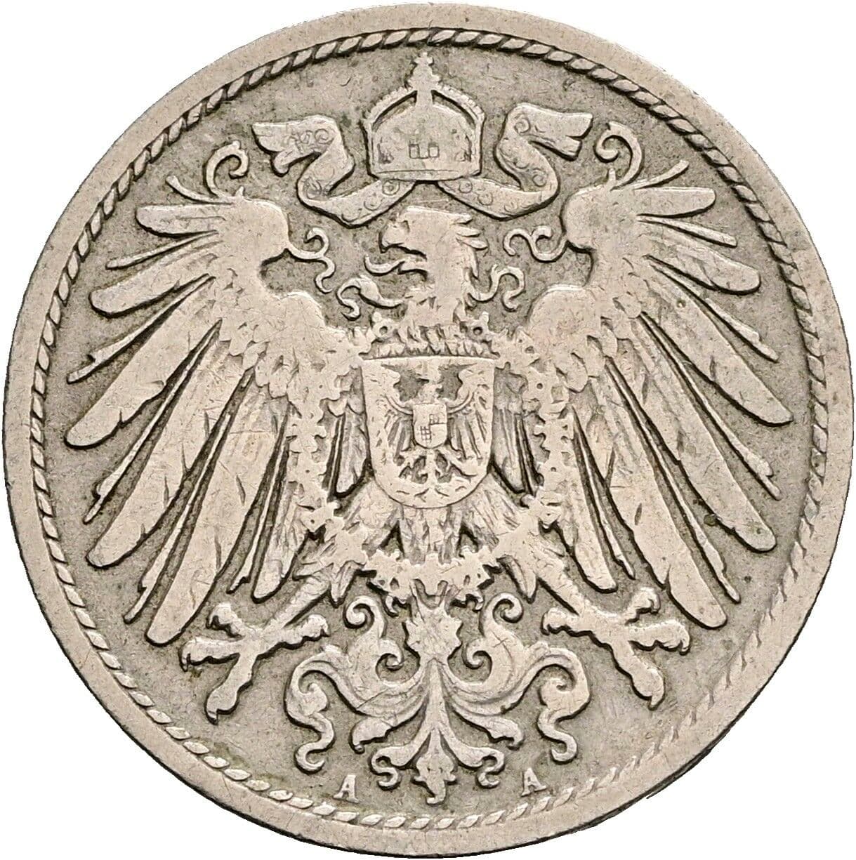 10 Pfennig 1903 A – Rückseite