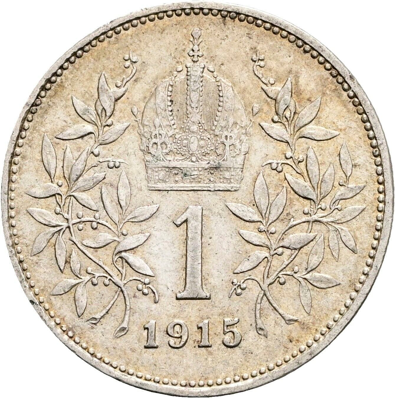 1 Krone Franz Joseph I. 1848-1916 1915 – Rückseite