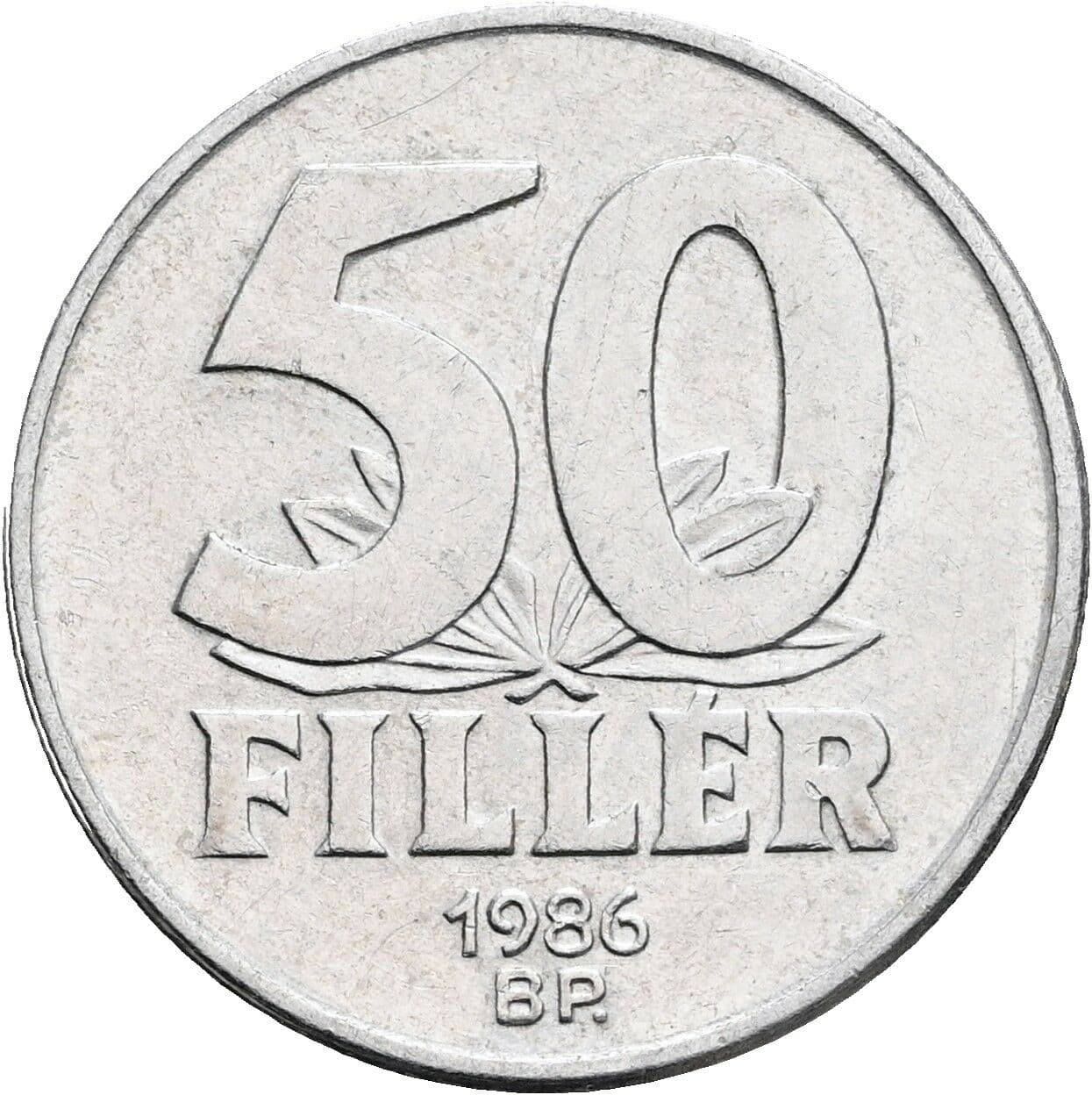 50 Filler 1986 – Vorderseite