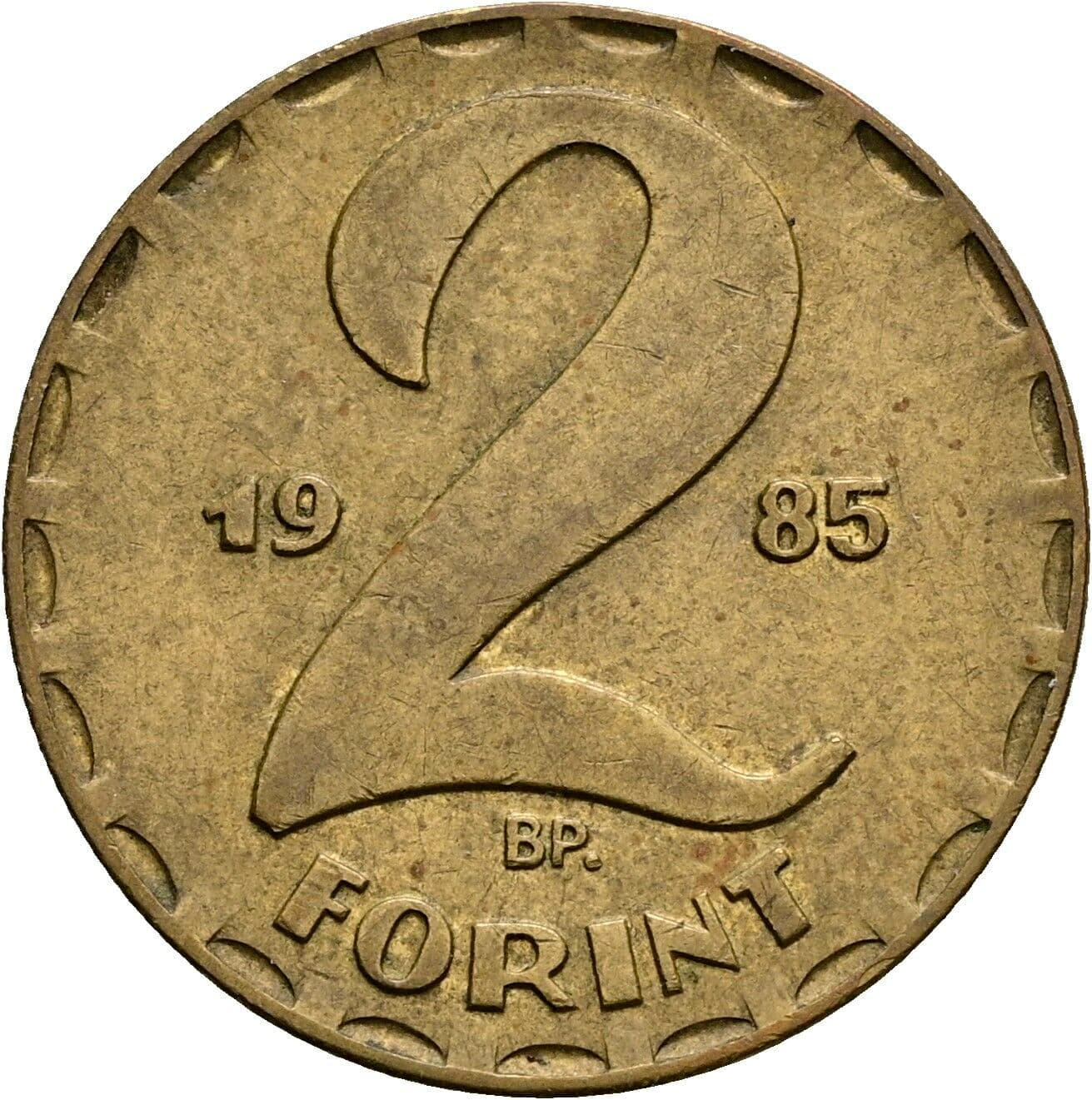 2 Forint 1985 – Vorderseite