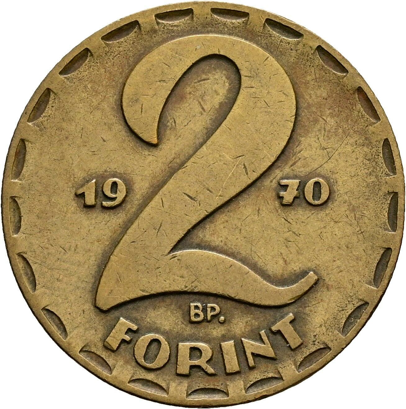2 Forint 1970 – Vorderseite