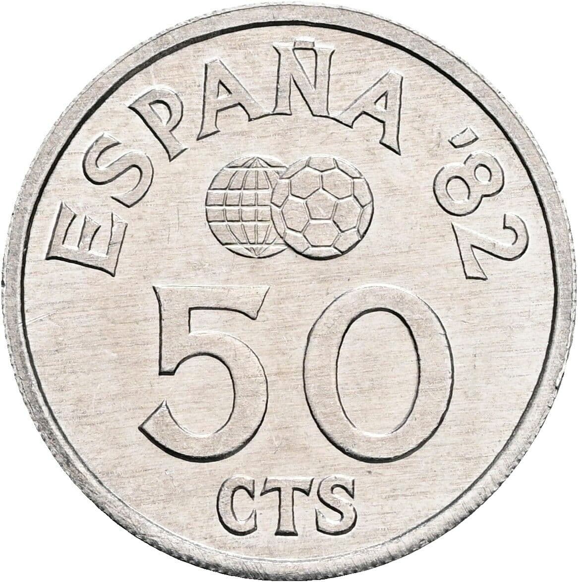 50 Centimos 1980 – Vorderseite