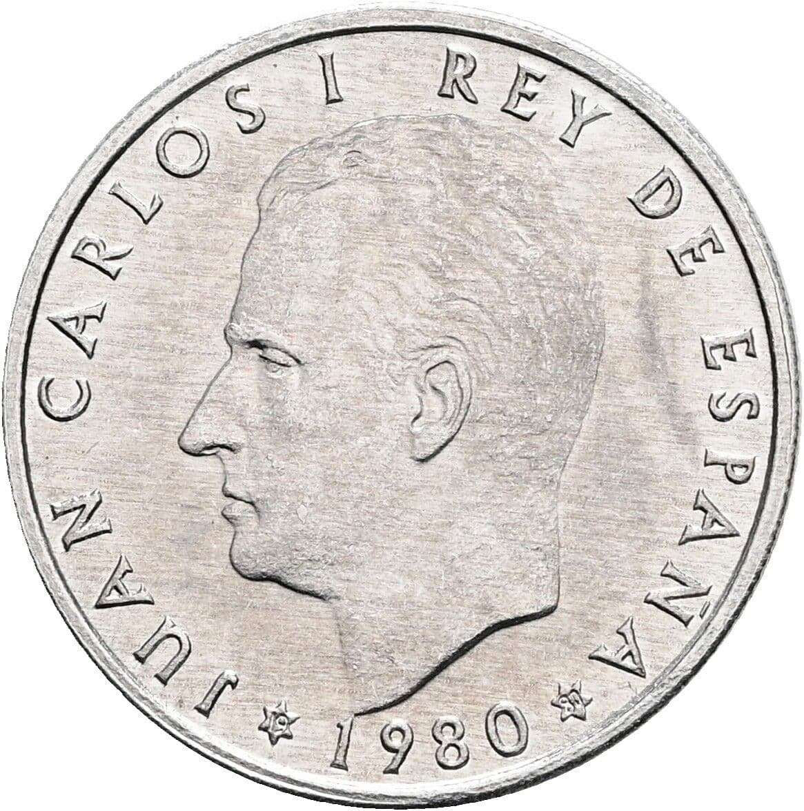 50 Centimos 1980 – Rückseite