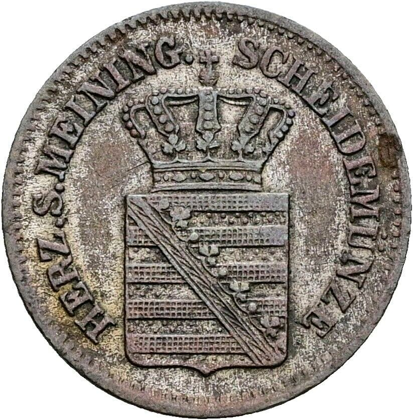 1 Kreuzer 1864 – Rückseite