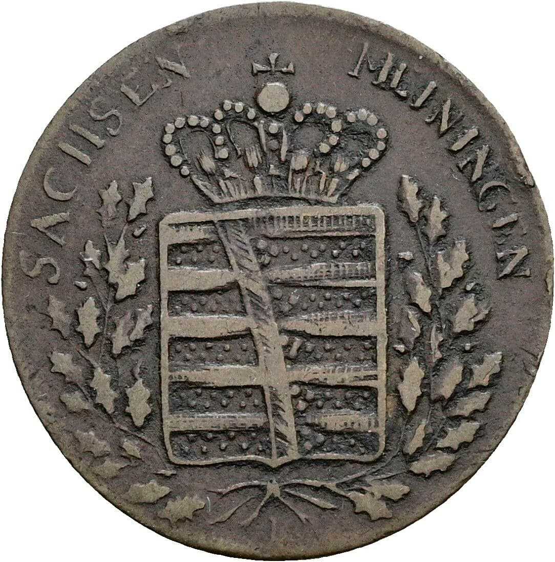 6 Kreuzer Bernhard Erich Freund (1803-1866) 1831 L – Rückseite