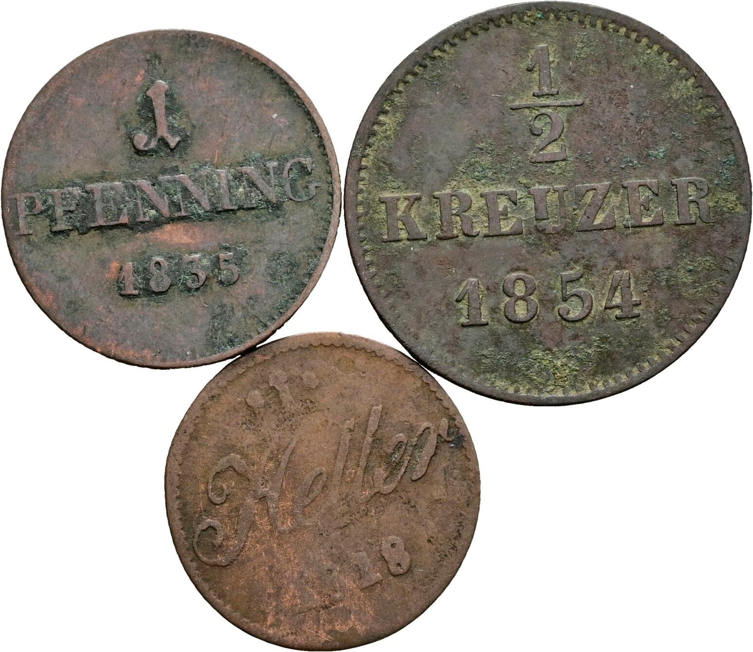 Lot 3 Stück Kleinmünzen – Vorderseite