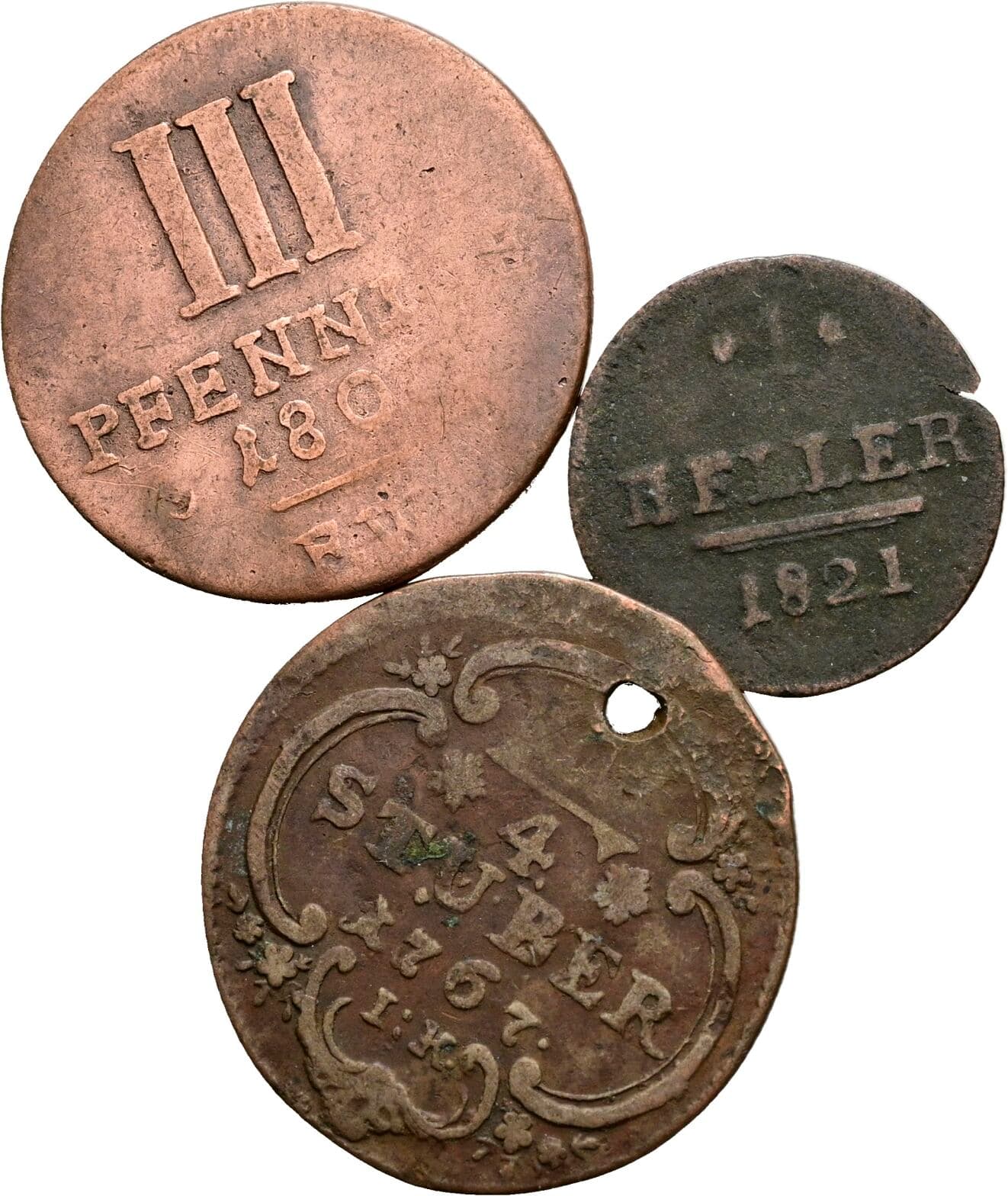Lot 3 Stk. Kleinmünzen