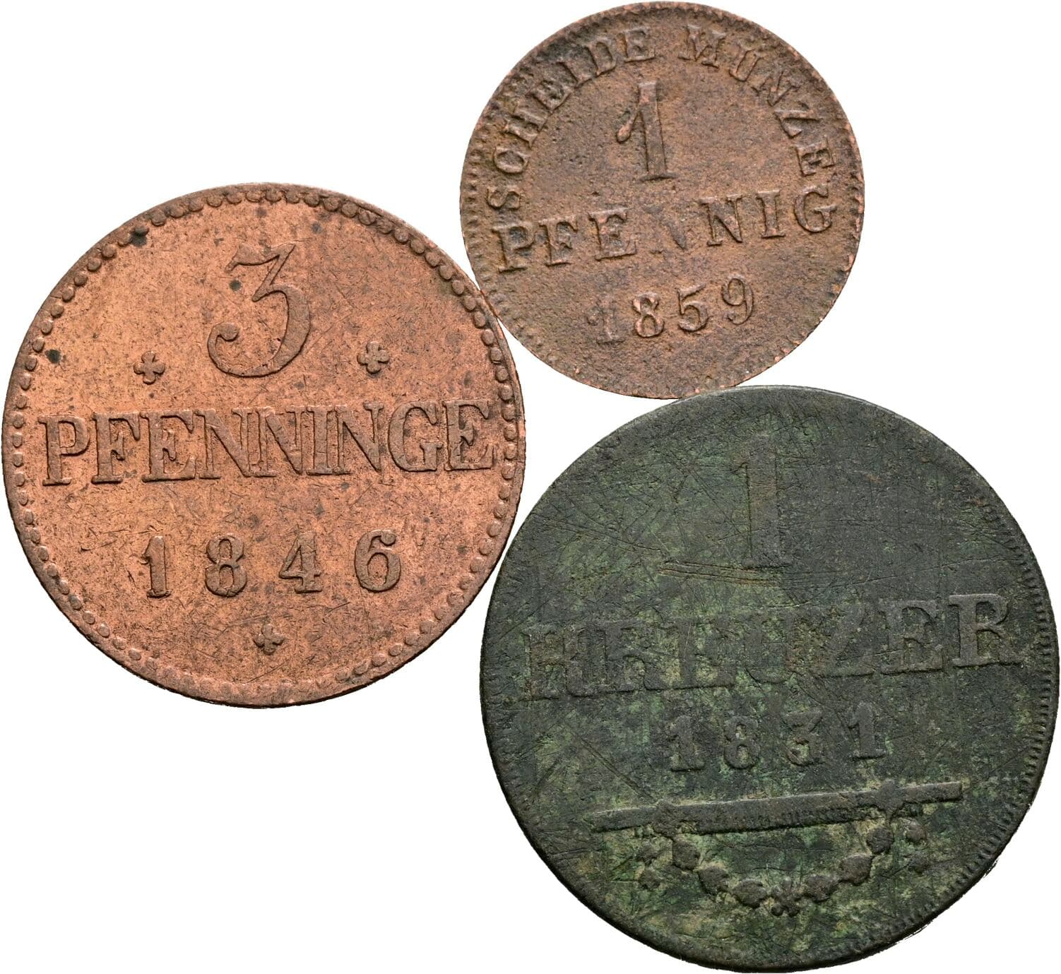 Lot 3 Stk. Kleinmünzen