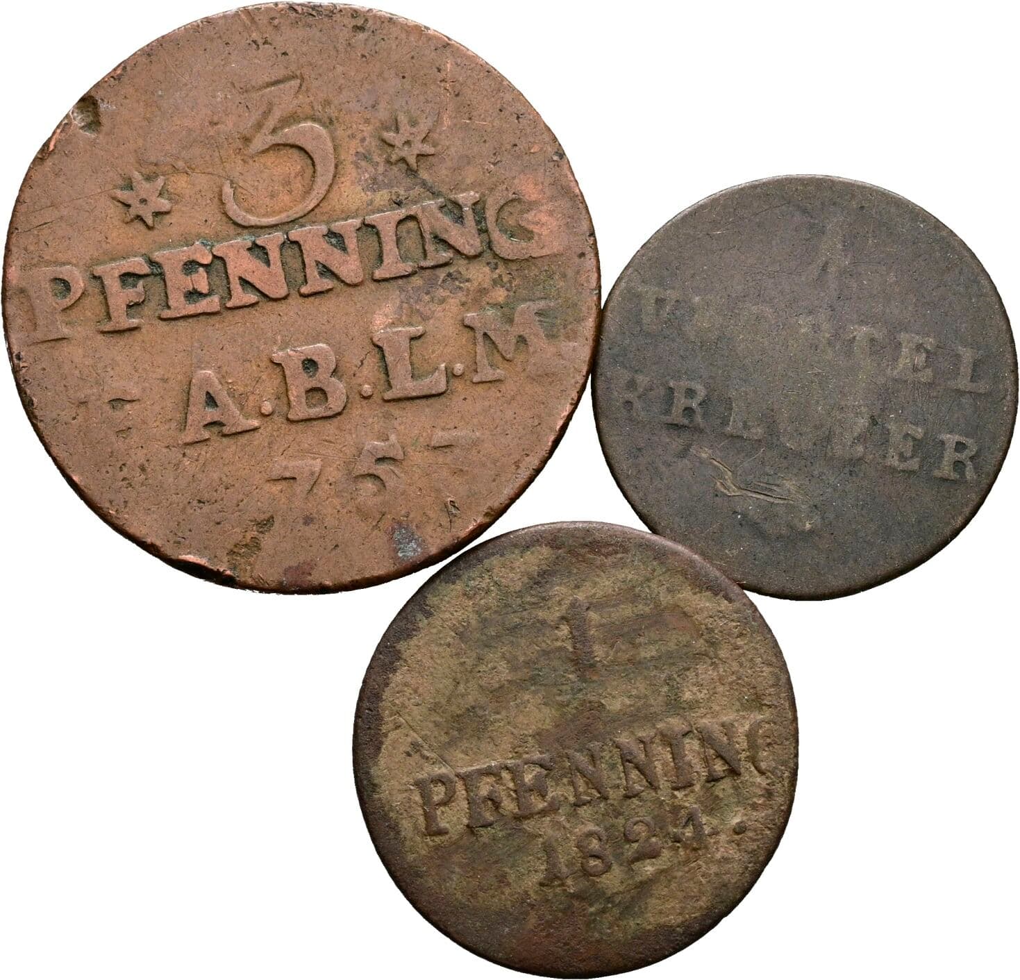 Lot 3 Stk. Kleinmünzen