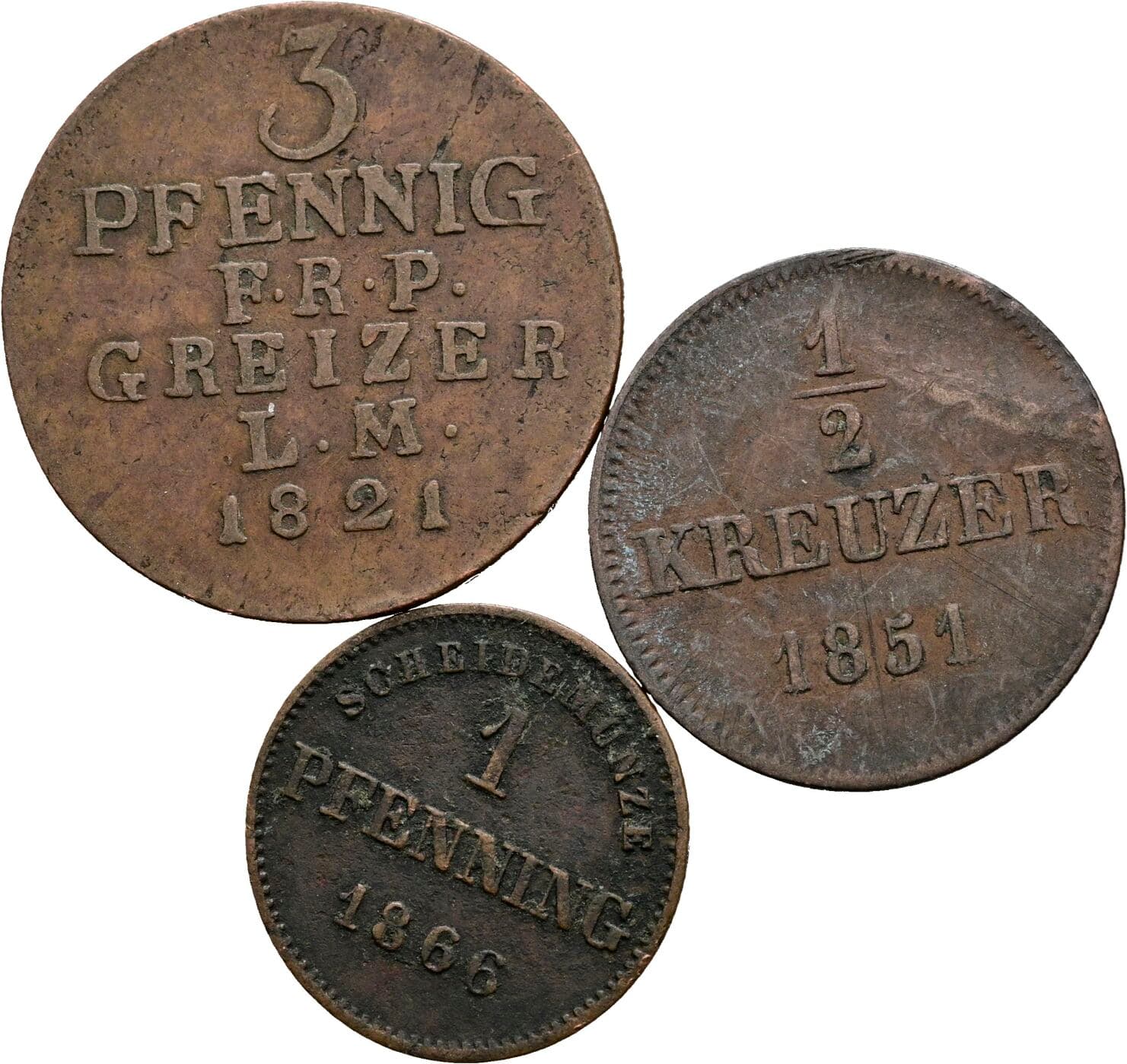 Lot 3 Stk. Kleinmünzen