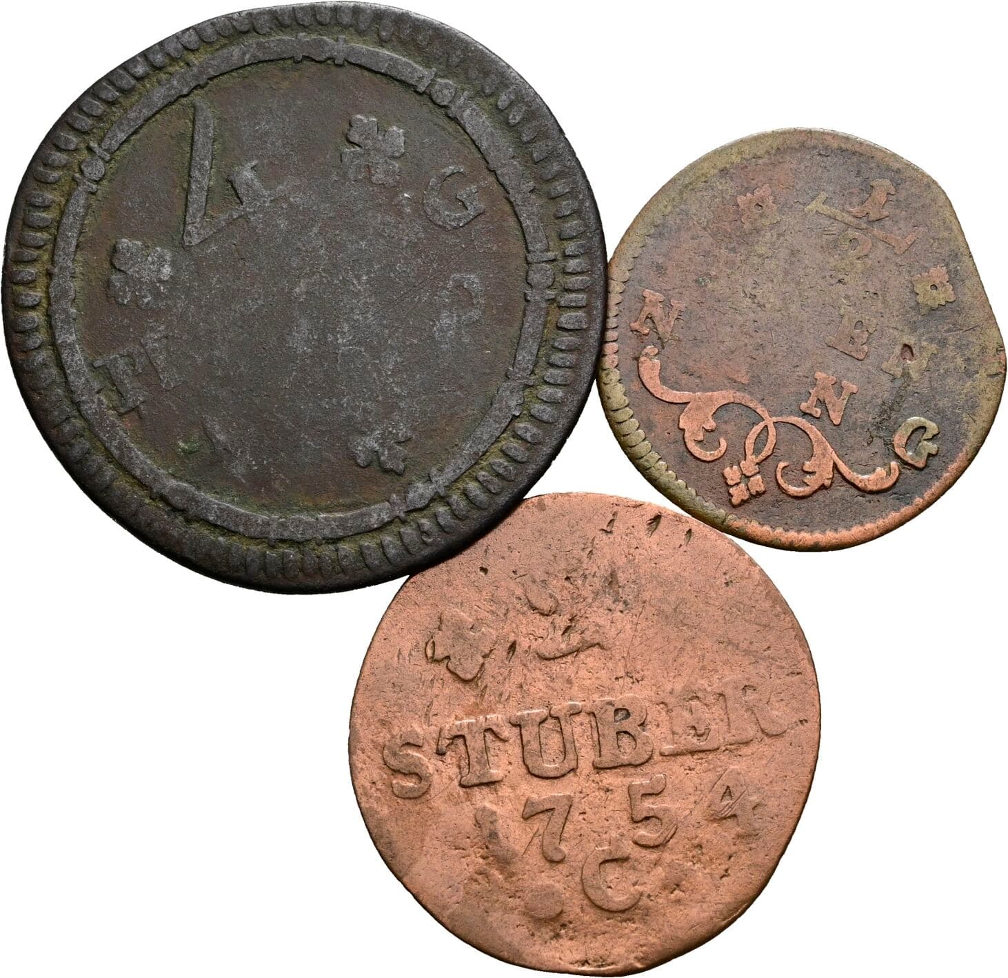 Lot 3 Stück Kleinmünzen – Vorderseite