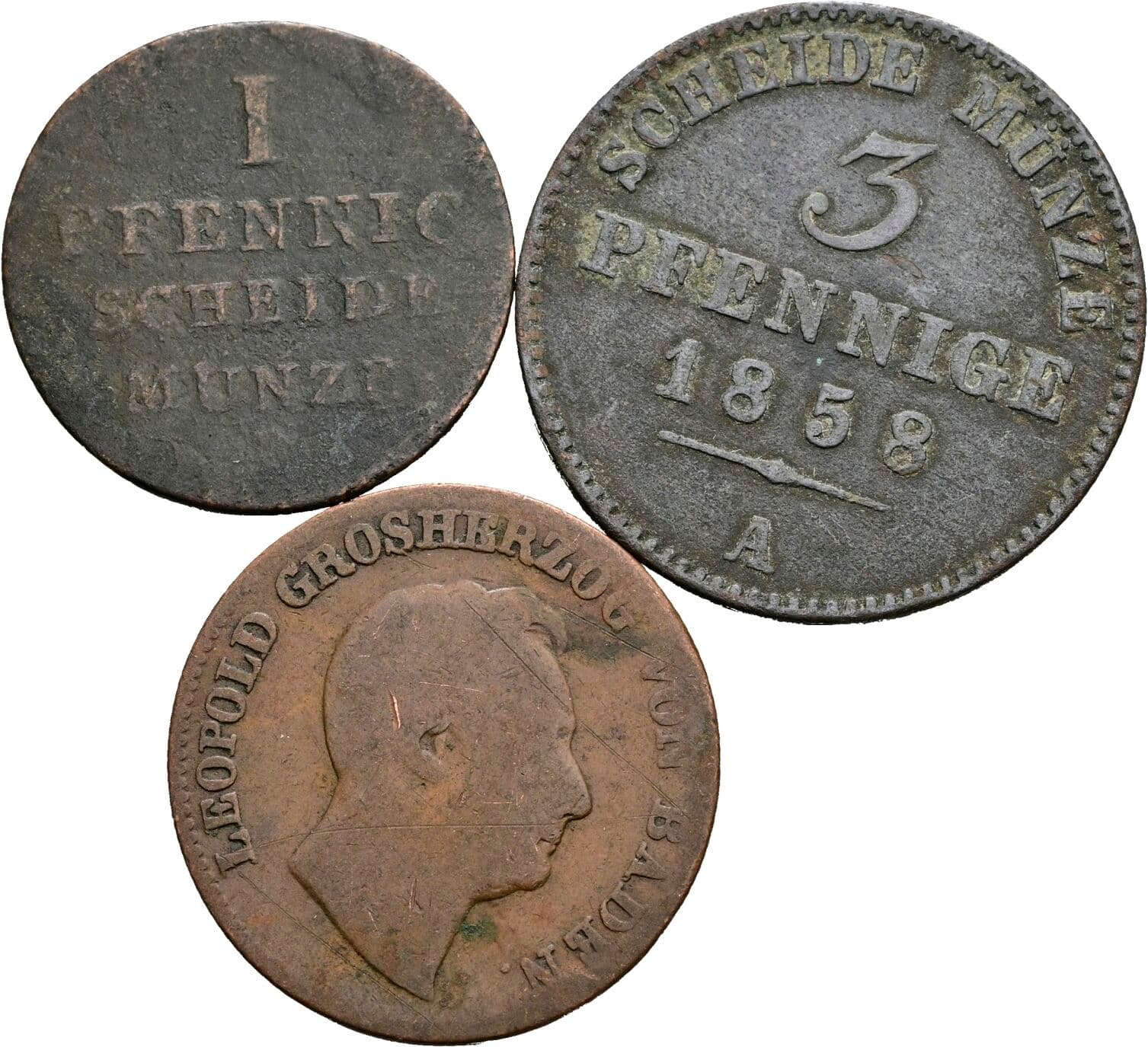 Lot 3 Stück Münzen