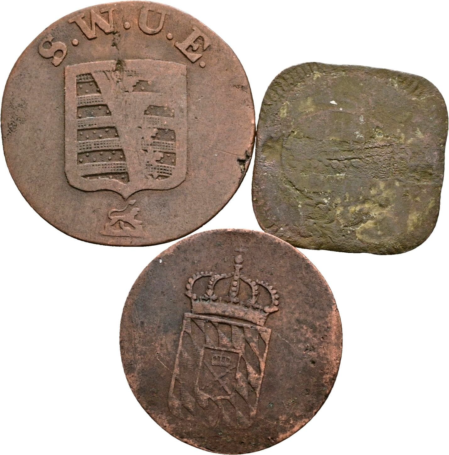 Lot 3 Stück Münzen – Rückseite