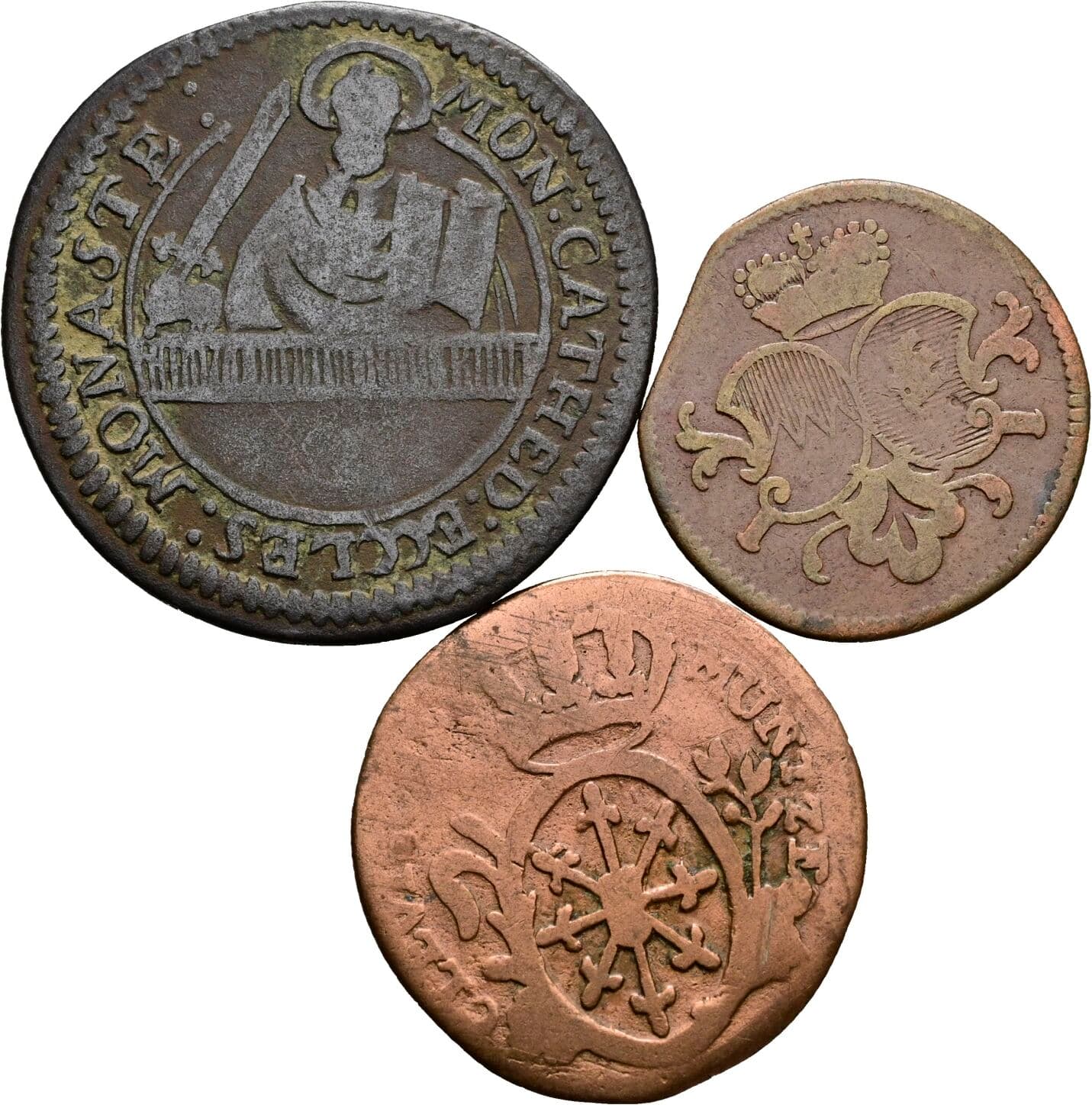 Lot 3 Stück Kleinmünzen – Rückseite