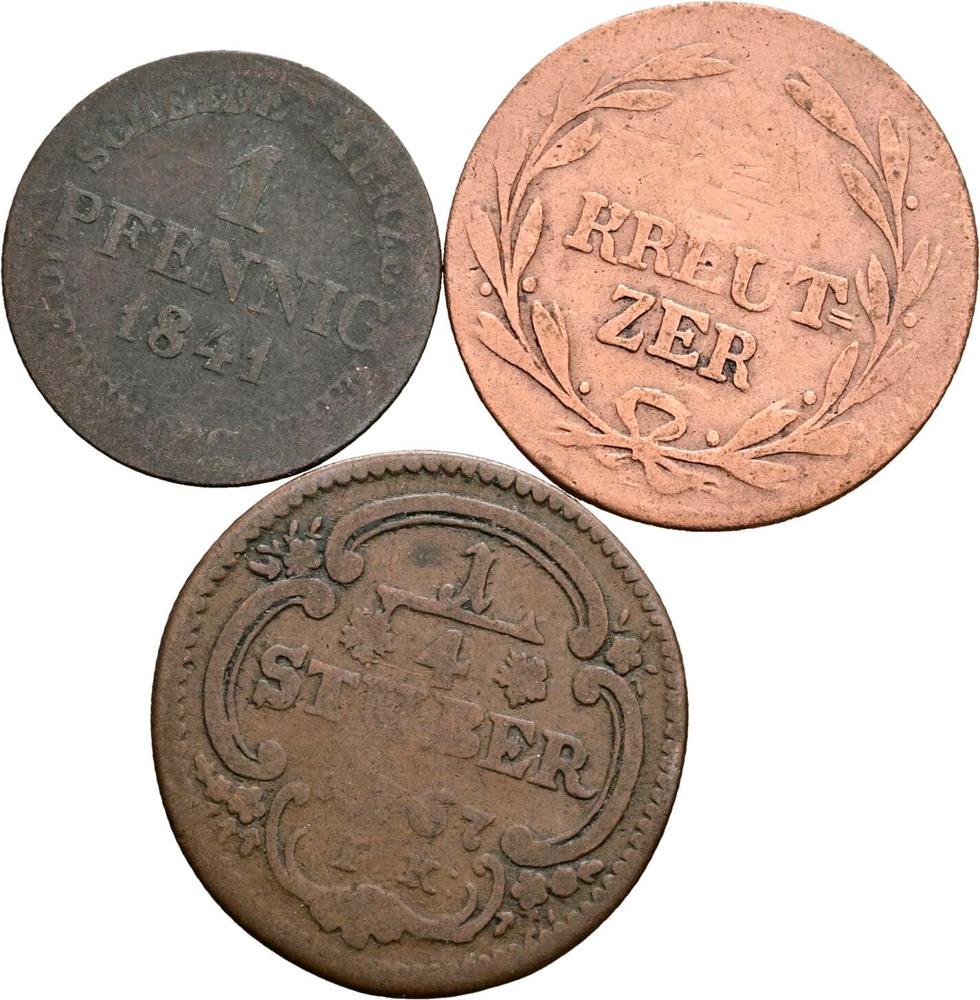 Lot 3 Stück Kleinmünzen – Vorderseite