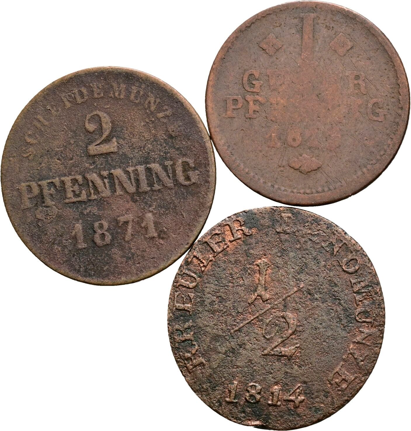 Lot 3 Stk. Kleinmünzen