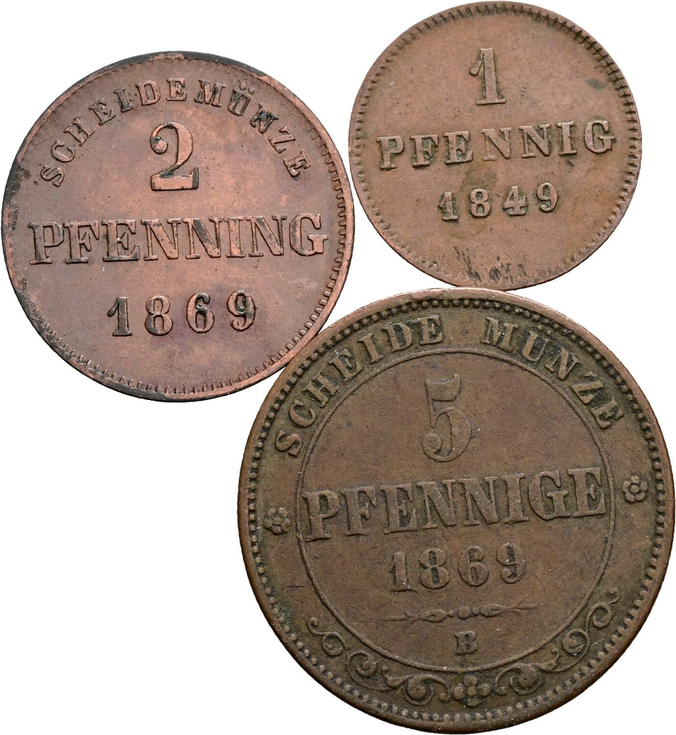 Lot 3 Stk. Kleinmünzen