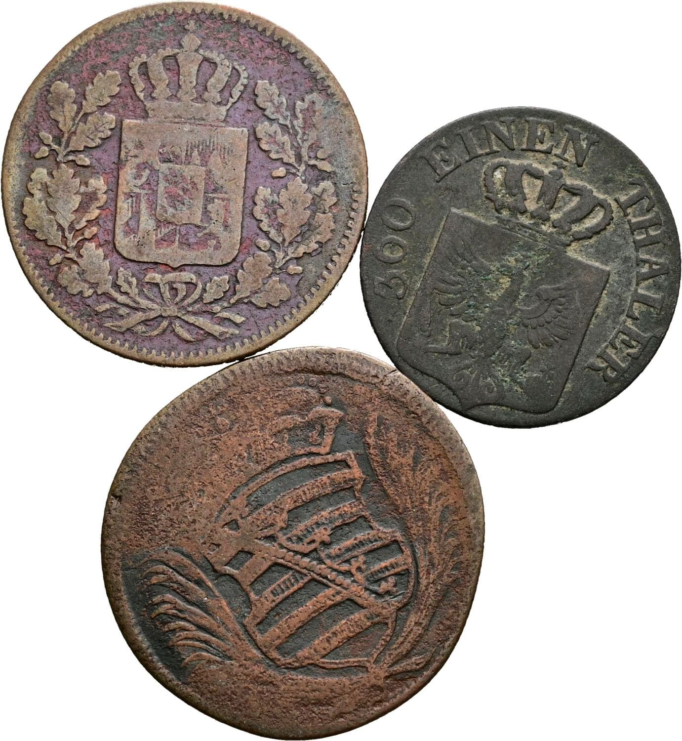 Lot 3 Stück Kleinmünzen – Rückseite