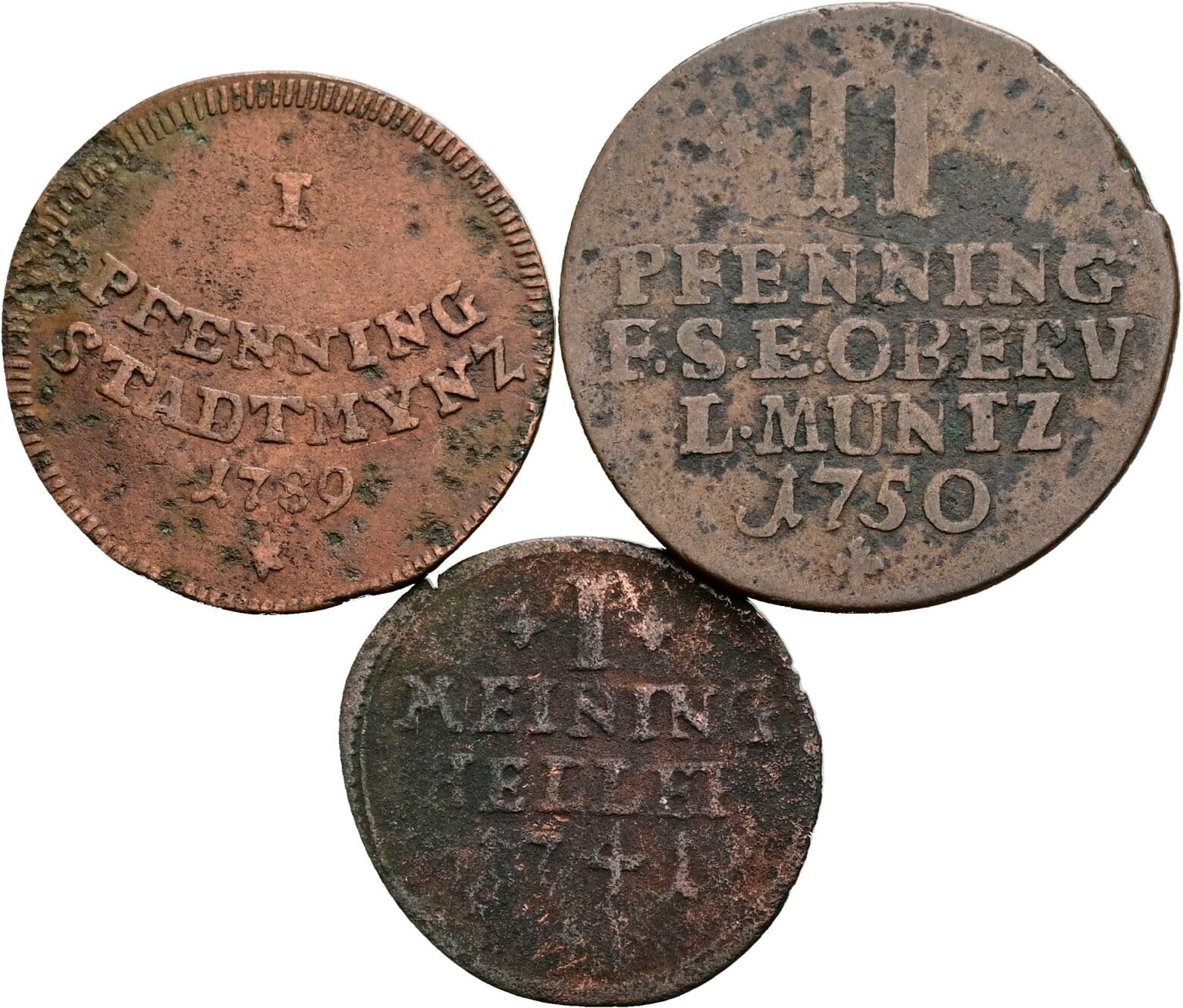 Lot 3 Stk. Kleinmünzen