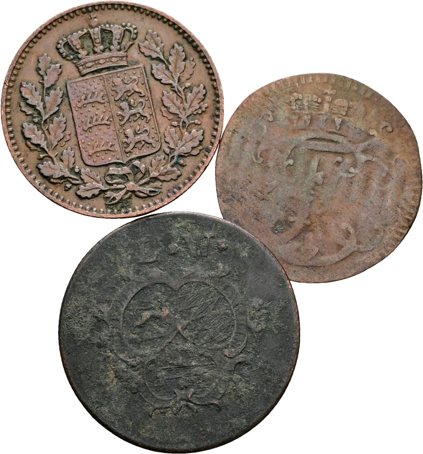 Lot 3 Stück Münzen – Rückseite