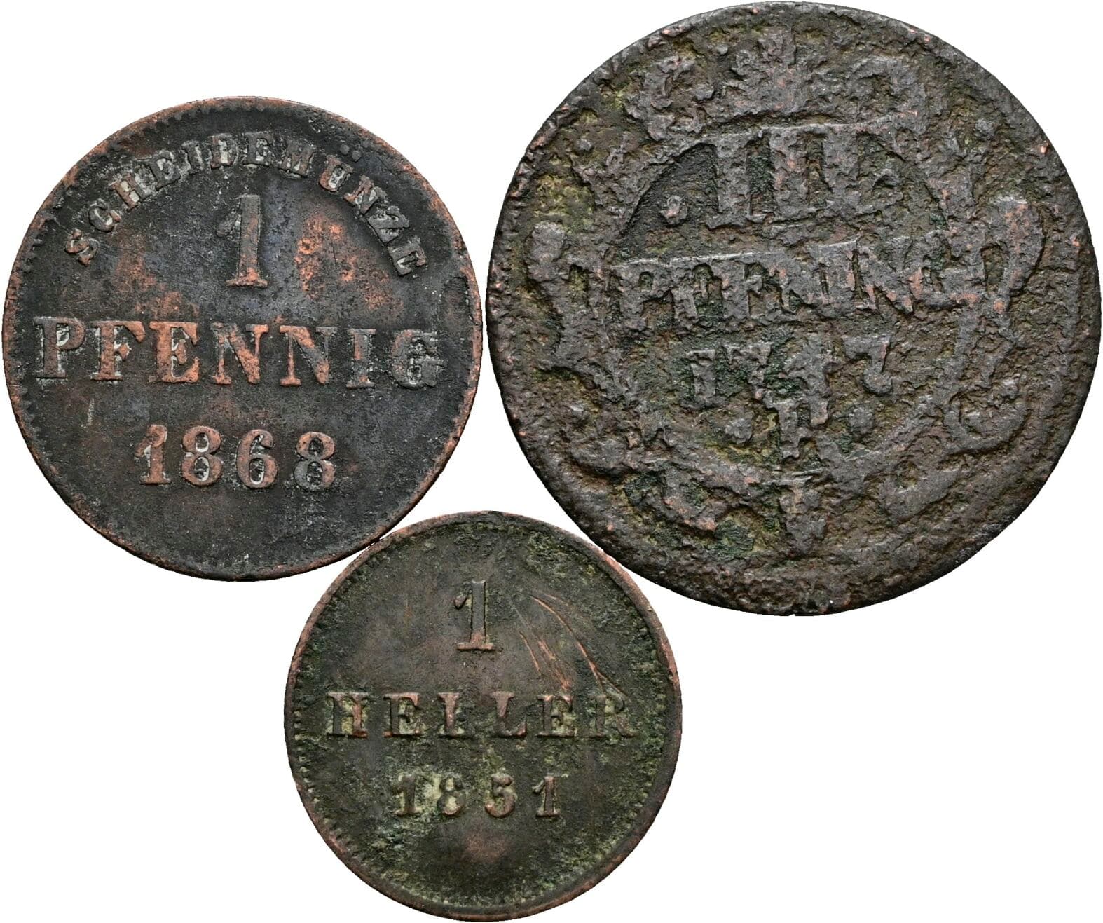 Lot 3 Stk. Kleinmünzen