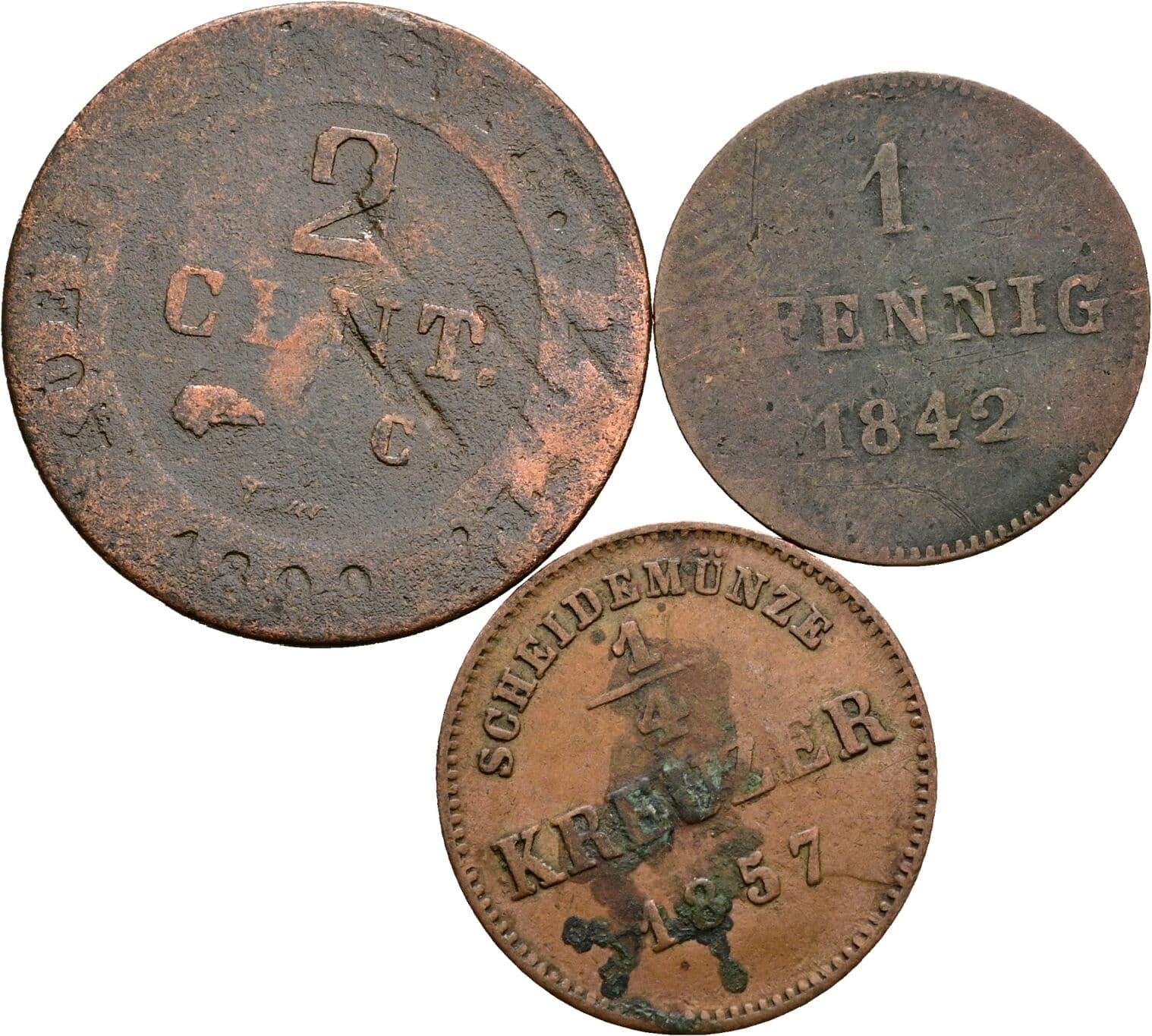 Lot 3 Stk. Kleinmünzen