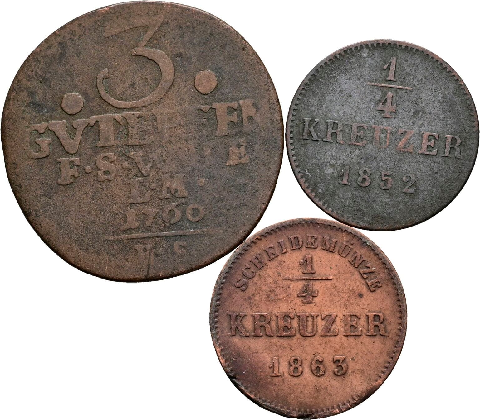 Lot 3 Stk. Kleinmünzen