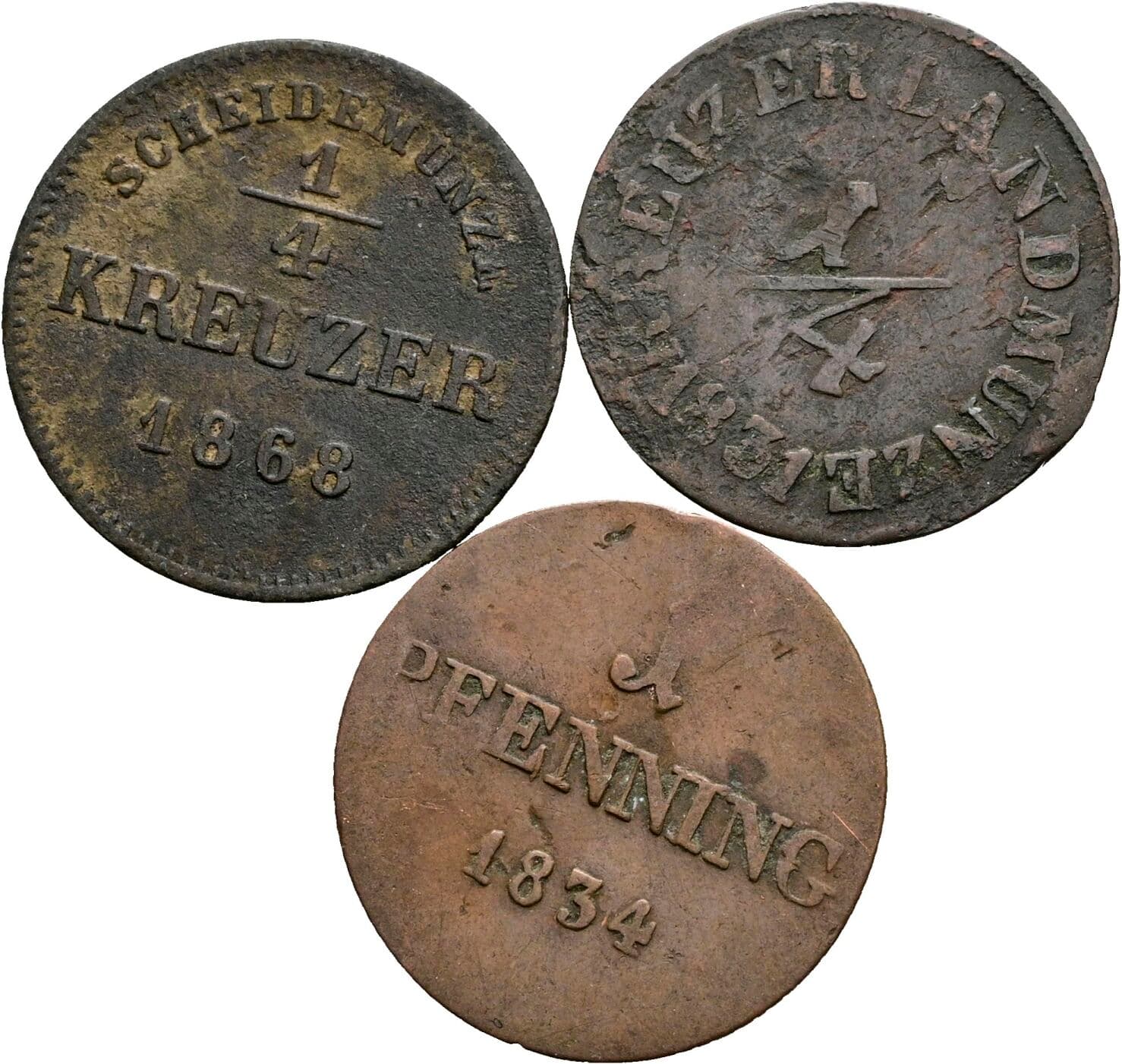 Lot 3 Stk. Kleinmünzen