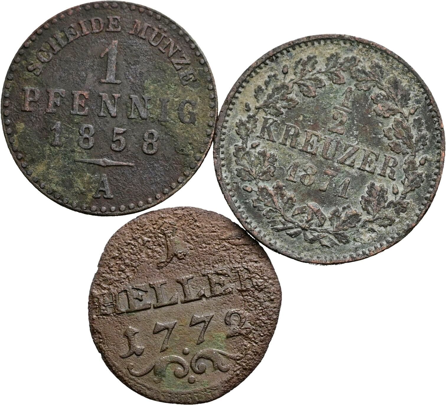 Lot 3 Stk. Kleinmünzen