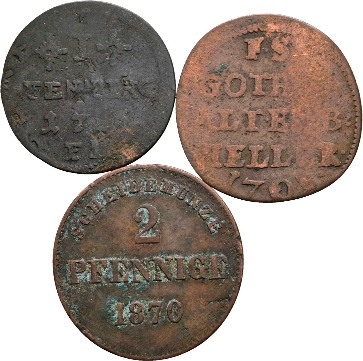 Lot 3 Stk. Kleinmünzen