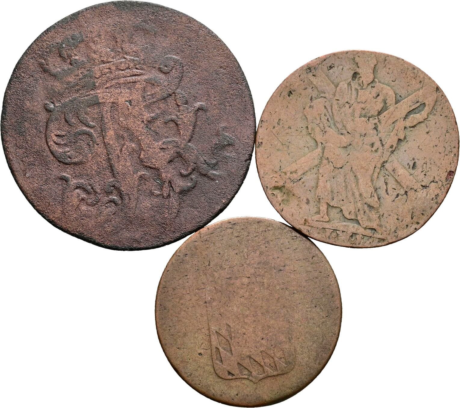Lot 3 Stück Münzen – Rückseite