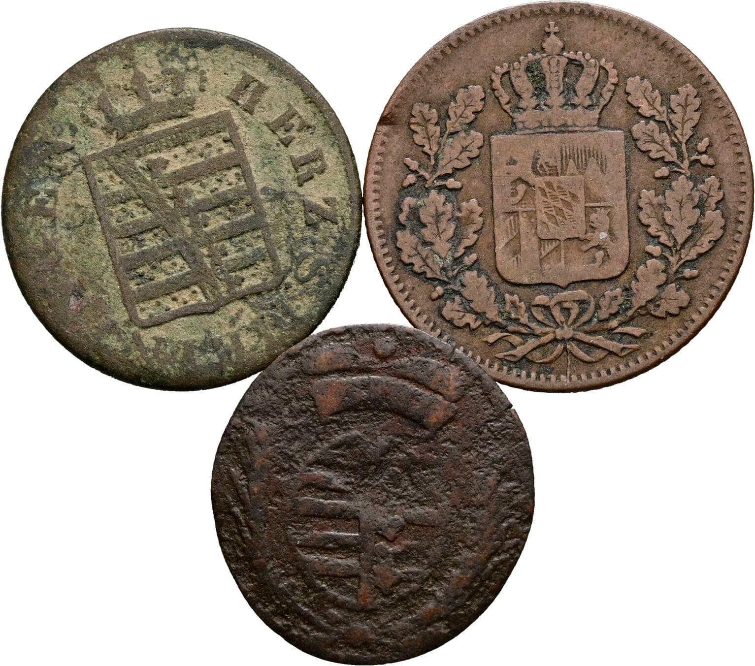 Lot 3 Stück Kleinmünzen – Rückseite