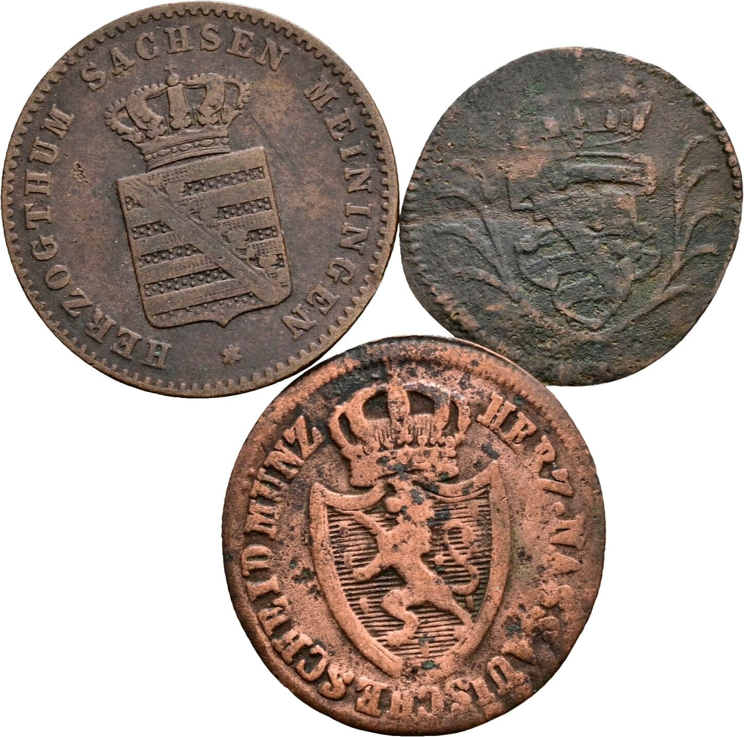 Lot 3 Stück Kleinmünzen – Rückseite