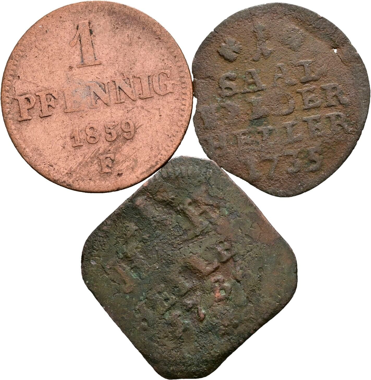 Lot 3 Stk. Kleinmünzen