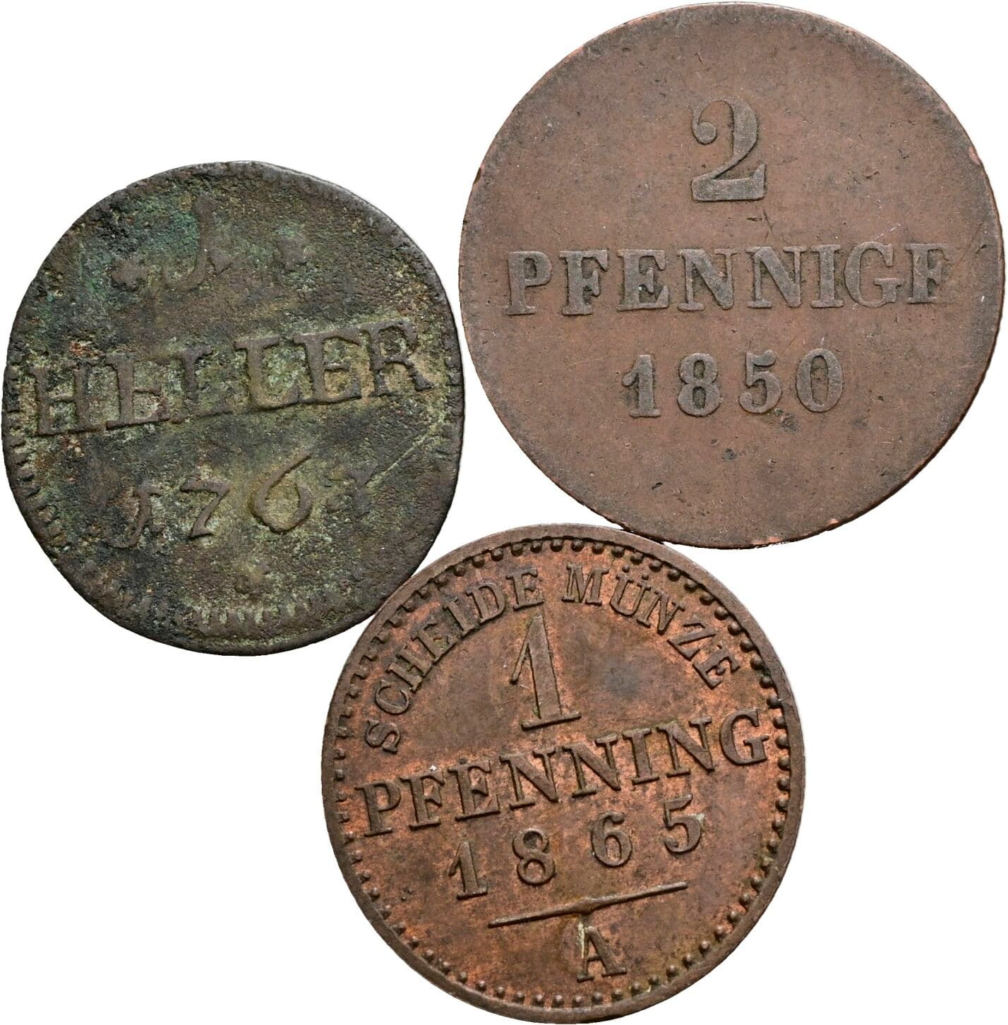 Lot 3 Stk. Kleinmünzen