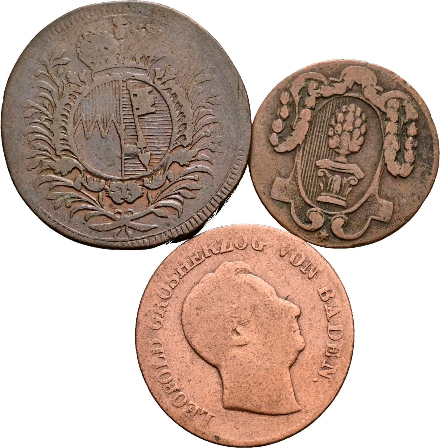 Lot 3 Stück Kleinmünzen – Rückseite