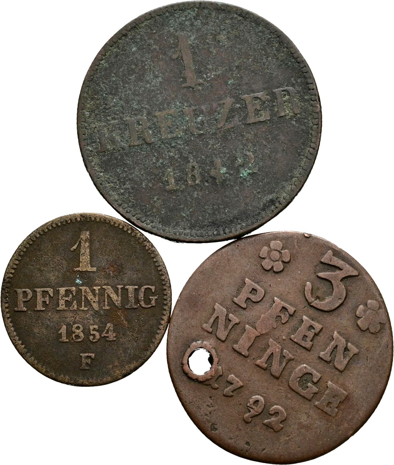 Lot 3 Stk. Kleinmünzen